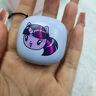 MY LITTLE PONY小马宝莉卡片联名真无线蓝牙耳机 入耳式睡眠耳机降噪游戏运动女生生日礼物通用苹果小米T06紫悦紫 实拍图