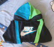 耐克（NIKE）儿童卫衣长裤2件套秋冬保暖连帽套装 靛蓝色 130(7)  晒单实拍图