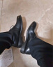 海澜之家HLA皮鞋男士商务休闲系带正装德比鞋子男HAAPXM4AA90279 增高42 实拍图