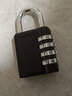 欧太力（OUTILI）金属密码挂锁箱包锁行李箱锁健身房锁头柜子机械密码锁迷你挂锁 四号密码挂锁黑色 实拍图