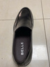 百丽男鞋舒适真皮正装鞋新款黑色圆头套脚商务皮鞋B3GK7CM1 黑色 38 (240mm) 实拍图