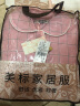 美标睡衣女新款三层加厚纯棉夹棉套装秋冬保暖全棉可外穿情侣家居服男 女士775粉红 XL 实拍图