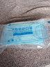 致净 口罩一次性薄款透气棉布冰凉夏季一二层冰丝单层双层防晒口罩 蓝色双层 150个【独立包装】 实拍图