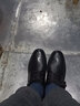 奥康内增高皮鞋男皮鞋秋冬款透气男士内增高鞋男休闲商务正装皮鞋真皮 黑色四季款/增高6cm 43 实拍图