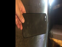 菲尔克 苹果系列手机壳直边液态硅胶壳全包男女防摔软壳保护套 苹果6P/6sPlus【曜石黑】+钢化膜 实拍图