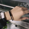 MOLC 编织手绳男潮皮绳手链单身简约男生高级感韩版潮个性礼物小众设计磁铁扣生日礼物 S0383皮绳手链-20cm 实拍图