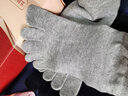 恒源祥五指袜女夏季薄款纯棉短筒分趾袜船袜网眼吸汗透气女棉袜五指袜 浅色款 5双 均码 【适合35-39的鞋码】 实拍图