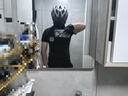 洛克勒（LOCLE） 磁吸风镜骑行头盔特大号男女儿童公路山地自行车头盔带风镜大码 金属钛 2风镜 (灰+透) XL(61-66cm) 男士大头专用 实拍图