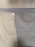 库迈思保罗男士休闲裤夏季薄款宽松纯棉高腰直筒裤休闲裤男中老年爸爸装长裤 卡其+军绿 33 （2尺6腰围） 实拍图