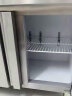 荣事达商用厨房冰箱冷藏工作台平冷冰柜不锈钢保鲜立式双温四六门冰箱商用冰箱 1.5米双温操作台（默认80宽） 实拍图