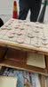 义宁中国象棋棋带棋盘围棋盘皮革不含橡布五子棋软布图纸盘布桌 单面/象棋盘#60(无棋子) 实拍图