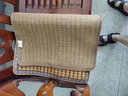 钟爱一生沙发凉席沙发垫夏季凉坐垫麻将凉席垫防滑沙发套罩贵妃麻将块竹席 窄边碳化咖色【双牛筋+防滑底】 60cm*60cm 单条 实拍图