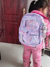 女孩小学生书包一年级三到六女童儿童女生轻便减负护脊1-3-4-6五 紫色小号 实拍图