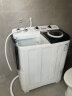 小天鹅（LittleSwan）10公斤大容量波轮 双桶双缸 洗衣机半自动 品牌电机 强劲动力 省水省电大容量 【全新升级】 实拍图