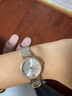 古尊（GOLGEN）手表女士石英表18K小天鹅防水腕表幸运星系列生日礼物送女友9805 18K金钢带香槟粉GN.9805L.VRP 实拍图