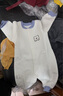 舒贝怡婴儿衣服新生儿连体衣保暖男女童可爱爬服宝宝哈衣新秋款 绿73CM 实拍图