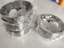 尚菲优品（SFYP）304不锈钢碗 11.5cm双层加厚隔热汤碗饭碗学生碗 三只装GJ115-3 实拍图