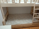 北欧公爵全实木高低松木上下床双层实木上下铺成人木床小孩高低分体床 分体梯柜+床垫+抽（双梯款） 宽度上1.3米  下1.5米 实拍图