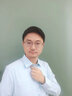 回力衬衫男春秋季纯色休闲长袖衬衫商务百搭白衬衣男 浅蓝色 L 实拍图