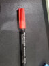 施德楼（STAEDTLER）记号笔速干油性笔光盘笔0.6mm 红色 单支装F318-2 实拍图