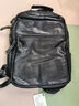 左森ZUOSEN双肩包男式背包皮包电脑包学生书包休闲旅行包 新款潮男 黑色 实拍图
