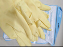 麦锐欧 舒适牛筋乳胶手套 厨房清洁洗碗防水防滑耐磨手套 D-100特厚款 L码（3双） 实拍图