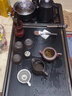 忘艺（WANGYI） 黑陶功夫茶具套装整套茶盘套装乌金石茶盘陶瓷茶杯茶壶泡茶台 枯山水乌金石茶盘+祥鹤观海 实拍图