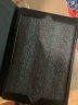 亖燚 苹果2021ipad保护套10.2皮套轻薄第九代全包8防摔9.7英寸air1支架mini6外壳 黑色（保护套+钢化膜） 2018/17款iPad（9.7寸） 实拍图