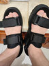 波佐斯（POEZONIS）运动凉鞋男超轻厚底开车夏季外穿罗马沙滩鞋防滑男士休闲越南凉拖 黑色 42 实拍图