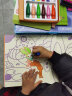 爱涂图（Artoop） 3-6岁绘本儿童故事画画填色本幼儿涂鸦本宝宝培养绘画本册套装 63页 故事绘本+萝卜蜡笔12色 晒单实拍图