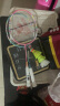 川崎（KAWASAKI）羽毛球拍对拍小学生儿童耐用型铁铝复合双拍 535I（穿线）蓝粉 晒单实拍图
