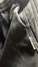真维斯（Jeanswest）休闲裤男秋冬季2025新款宽松直筒阔腿潮牌纯棉工装裤子男款 灰色加绒 XL 【140-160斤】 实拍图