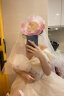 法蒂雅 一字肩主婚纱2023新款新娘小个子星空气质仙简约森系大气公主风 浅香槟色1.2米拖尾 L 晒单实拍图