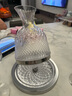 梵卡奇（FANKAQI）高档水晶红酒杯高脚杯家用大号红酒醒酒器红酒杯套装结 2支白钻杯+不倒翁醒酒器 560ml 实拍图