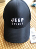 JEEP吉普帽子男春夏季新品刺绣棒球帽太阳帽男女韩版潮休闲百搭户外旅游防晒遮阳网帽速干透气鸭舌帽 黑色白字 可调节 实拍图