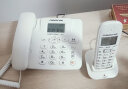 中诺数字无绳电话机无线座机子母机一拖一套装内线通话一键拨号免提通话固定电话W128白色 实拍图