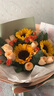 琐拉鲜花速递玫瑰向日葵混搭花束送朋友长辈礼物全国同城配送 向日葵香槟混搭新款花束 实拍图