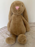 怡乐熊 大耳兔毛绒玩具小白兔公仔长耳兔儿童陪睡安抚玩偶流氓兔生日礼 棕色 80cm 实拍图