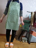 惠寻 京东自有品牌  围裙家用厨房防水防油可擦手围裙家务罩衣 绿色 实拍图