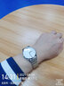 爱沃驰瑞士手表男士全自动机械表商务防水高档品牌名腕表生日送礼物 爵士系列/银壳白面钢带 实拍图