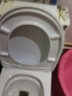 欧吉美  马桶盖通用坐便器盖子家用加厚盖板老式抽水马桶圈器配件缓降静音 豪华款U型（上装） 实拍图