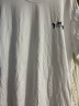 Lee24春夏新品圆领logo字母印花图案男女同款短袖T恤潮LMT0081214LE 白色（动物图案） M 晒单实拍图