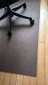 SANKO日本转椅地垫 电脑椅子防滑木地板保护垫 超薄吸附防水可裁剪机洗 棕色加长款 160*90cm 晒单实拍图