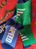 SKONWAT男童袜子中筒篮球潮袜秋冬6到12岁小孩儿童袜子男 P068运动风SPEED【5双装】 9-12岁【建议鞋码32-36码】 实拍图