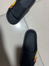 华美健步卡通ins风踩屎感男女亲子款室内外浴室凉拖鞋HM3311黑色42-43码 实拍图
