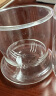 名到MIODO 日本原装进口单层玻璃杯泡茶杯带玻璃茶漏茶水分离DG-HJ450  450ml 紫色花朵(PP) 晒单实拍图