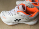 YONEX尤尼克斯羽毛球鞋比赛训练动力垫减震宽楦SHB65Z3WEX白橙40码 晒单实拍图
