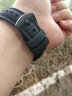 卓磊（zhuolei） 适配天梭阿玛尼DW柔软硅胶带户外运动橡胶手表带男防水防汗通用透气硅胶 黑色黑线 黑色扣 20mm 实拍图