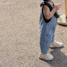 泰兰尼斯春夏211学步鞋男宝宝透气网布婴儿鞋软底女童机能鞋 白/杏 22码 晒单实拍图