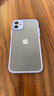 麦酷奇 适用苹果11手机壳iphone11保护套 镜头全包防摔保护套撞色透明磨砂男女款软边硬壳 奶奶灰 实拍图